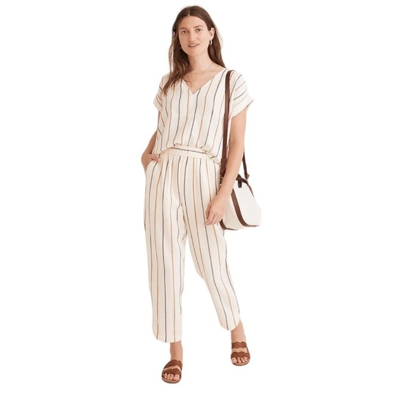 Madewell - NWT Lightspun Westing Shirt in Stripe Sz S - Picture 1 of 10